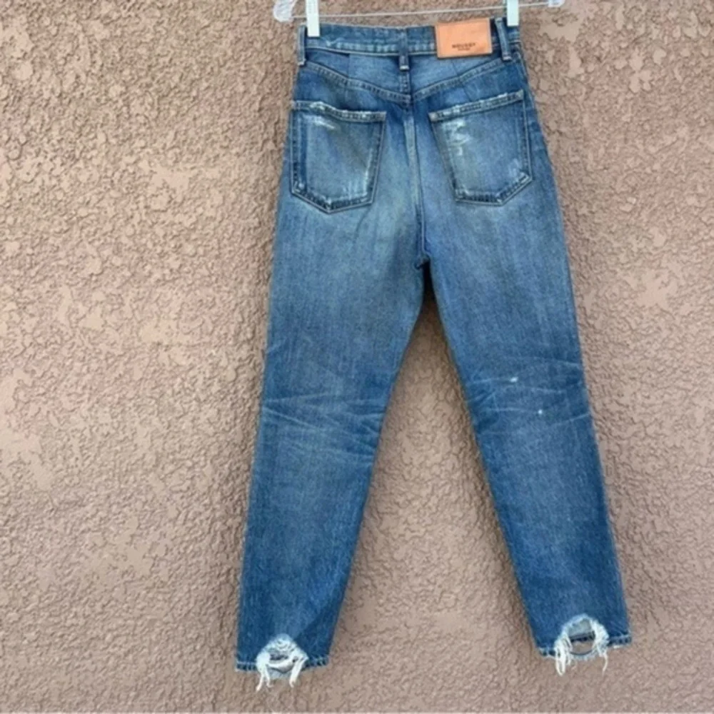 $360 MOUSSY Vintage Denim MV LATROBE Distressed Blue Jeans 25‎ Made In Japan